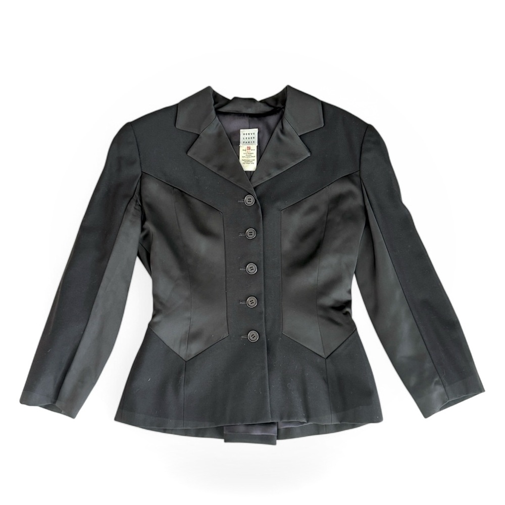 Herve Leger Paris five-button blazer Size 38